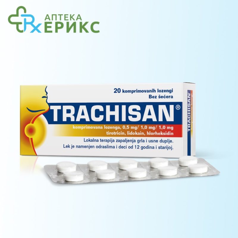 Trachisan пастили Trachisan Upotreba Аптека ЕРИКС